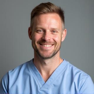 Portrait of Ben Carter, Senior Physiotherapist
